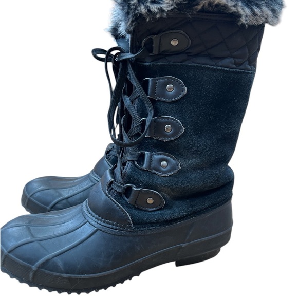 Women's KHOMBU Nordic Jolie Waterproof Snow Boots - Size 8 - Picture 1 of 4